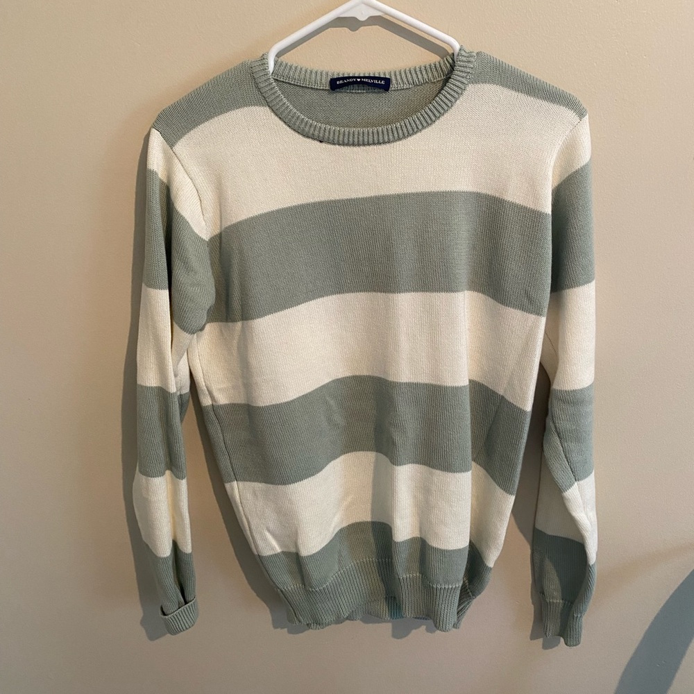 Brianna sage green brandy Melville sweater